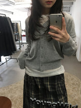 カシミアボカシVカーディガン (3color)