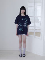 クレヨンフルーツTシャツ (アップルネイビー)