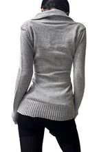 Annie Button Wrap Knit