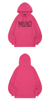 Youth Club Pintuck Oversized Fit Hoodie