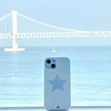 [made] bebe star skyblue phone case (hard)