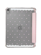 レースポルカドットiPadケース (for tablets 11” above)