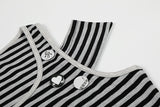 Dual Shoulder Stripe Fit Tee