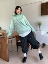 リベットカチオンバミューダパンツ (3C)