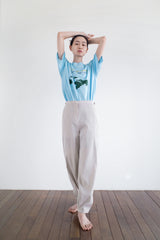 Stretch jogger pants, Beige
