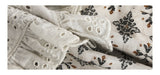 Punching Detail Paisley Sleeveless Tube Top