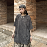 RELABEL 24SS ‘Track Line’ Linear Deconstructed Washed & Aged Basic Two Colours Short Sleeves