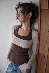 SOFT POSE TEE - BEIGE
