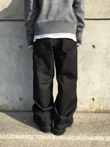 Onz Non-Fade Striped Denim Pants