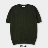 Roel Cable Round Short Sleeve Knit