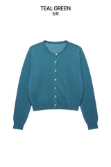 Romin Round Neck Knit Cardigan