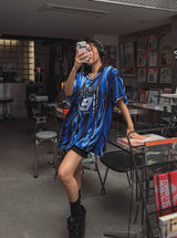 チェイスフットボールカラー半袖Tシャツ