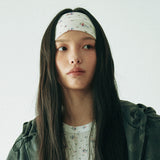 Flower head band (ivory)