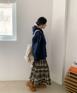 About Colorful Hood Bomber Jacket