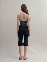 Cotton Capri Pants_Black
