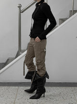 Seron Muffler Knit T-shirt