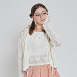 LOVE COLLAR KNIT CARDIGAN_IVORY