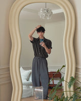 Day Deep Pintuck Banding Wide Slacks