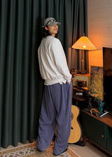 Pigment Balloon A-Line Wide Pants 4COLOR