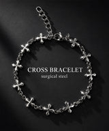 S.STEEL Cross silver Bracelet