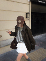 [Bellide made] Rock Chic, Leather Blouson Jacket