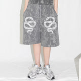 Snake Bermuda Sweat Pants - CAMO