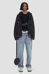 DENIM ANORAK BLACK