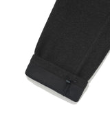 Bouclé Jersey One-Tuck Semi-Wide Cargo Pants Charcoal