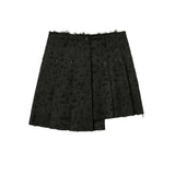 jacquard skirt (black)
