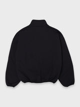 PIPING TRACK JACKET - BLACK