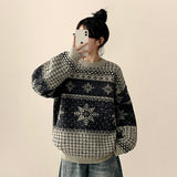 Loa Snow Flake Nordic Pattern Knit