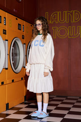 CCC スカイブルーパッチスウェット／アイボリー [Unisex]