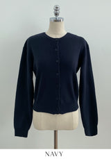 Kobel Round Basic Knit Cardigan