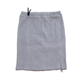 SHIRRING STRING SKIRT GRAY