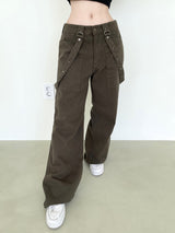 1100. Star eyelet cargo wide pt (2color)