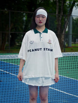 PEANUT STAIN - オールドマネークラシックアイボリーボクシーオーバーサイズポロ