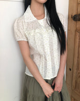 Mahi Frill Short Sleeve Blouse