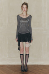 DUSK GRAPHIC TEE charcoal