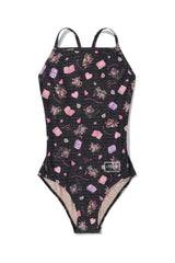 [April Kitty_black] One Piece Swimsuit