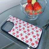 [MADE] Strawberry Star Glass Bumper iPhone Case