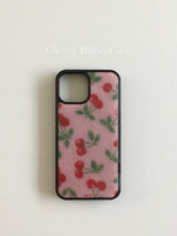 Cherry Blush Epoxy Silver Case