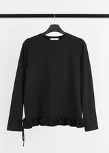 レースフリルロングスリーブTシャツ