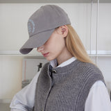 Round Logo Ball Cap (Gray)