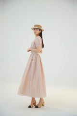NO.4 DRESS - NUDE BEIGE