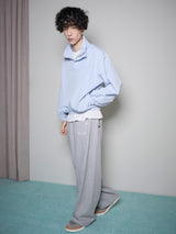Quarter-Zip Balloon Pullover Shirt