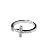 Glow Cross Cubic Ring