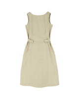 BACKLESS LONG ONE-PIECE (BEIGE)