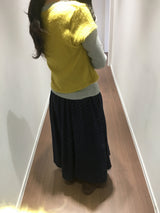 Wool Dot Balloon Skirt (2Colors)