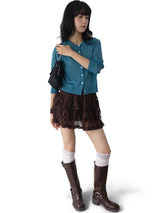 Romin Round Neck Knit Cardigan