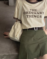 ラムーレタリング半袖Tシャツ